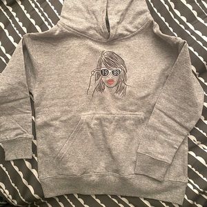Gray Taylor Swift Youth S Hoodie